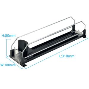 1/3 Group/Set Wadah Minuman Jualan/Tempat Botol Kulkas Pendorong Otomatis Kapasitas Besar Supermarket