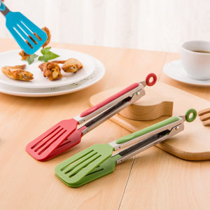 DJAQWA Salad BBQ Snack Clamp Toaster Tongs Kitchen Tools Cooking Utensils Food Clip