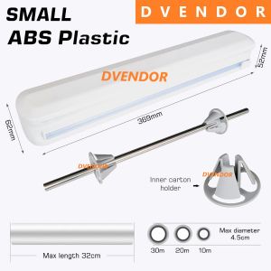 CLING WRAP DISPENSER ALUMUNIUM FOIL BAKING PAPER WRAPPING FOOD WHITE