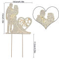 Wedding Cake Topper Crystal Rhinestone Metal Mr and Mrs Cake Topper Wedding Bride and Groom Bridal Shower Party. 