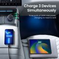 UGREEN Car Charger Mobil 130W 3 PORT USB TYPE C PD QC 4.0 Fast - 90413. 