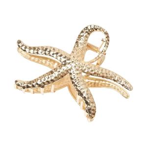 Starfishes Hair Claw Sturdy Metal Design Stylish Look NonSlip Hold Comfort For Long Hair