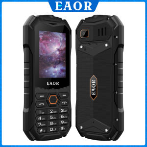 EAOR IP68โทรศัพท์ที่ทนทานกันน้ำกันฝุ่นกันกระแทก2000มิลลิแอมป์ชั่วโมง Dual SIM ปุ่มกดโทรศัพท์คุณสมบัติโทรศัพท์ที่มีแสงจ้าไฟฉายโทรศัพท์มือถือ