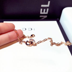 Yukis New Fashion Korean Charm Bracelets For Women Super Flash Letter Bracelets Rose Gold Color Jewelry gift