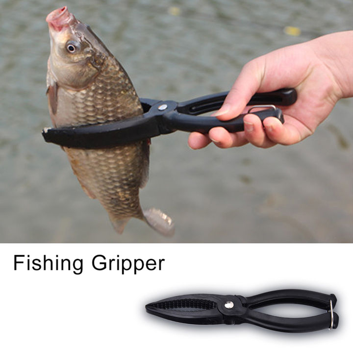 Fishing Gripper Gear Tool ABS Grip Tackle Fish Lip Holder Trigger Clamp -  intl