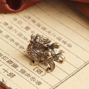 SHNGki Tượng nhỏ đồ trang trí phong cách Trung Quốc Thịnh Vượng bằng đồng thau giàu có trang trí phong cách phong cách phong cách phong thủy