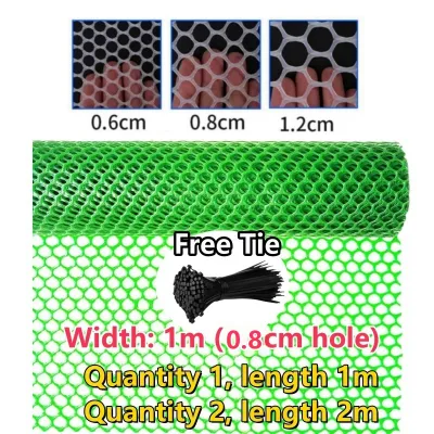 50cm 1m PVC Plastic Safety Net Cat Netting Balcony Railing Protection Net PE Mesh Baby Halang Kucing Plastik Jaring Pagar塑料网