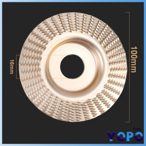 YoPo High Quanlity Wood Grinding Wheel Rotary Disc Sanding Wood Carving Tool 16mm Bore