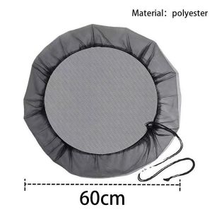 Rain Barrel Cover Net Water Collection Buckets Adjustable Rain Barrel Net Diameter 60/80/95/100cm Cover For Rain Barrels