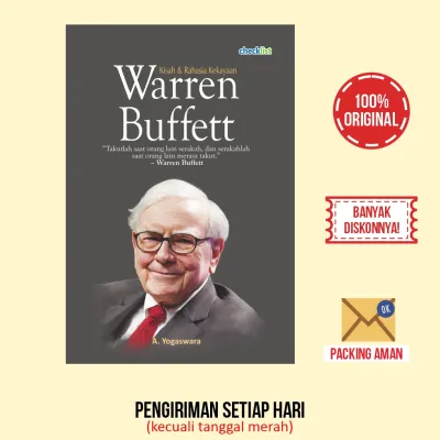 Buku Biografi Kisah & Rahasia Kekayaan Warren Buffett