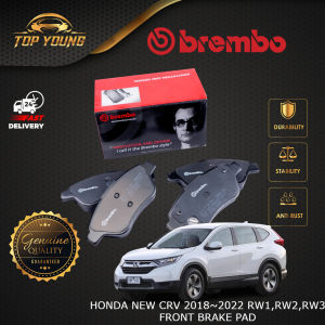 BREMBO HONDA NEW CRV (2018~2022) TURBO NON TURBO RW1 RW2 RW3 FRONT BRAKE PAD IMPORTED