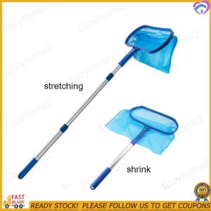 【Free Delivery】Swimming Pool Skimmer Net w/Telescopic Pole Ponds Cleaning Debris Leaf Rake