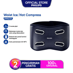 Philips Massager PPM4721 Waist Pijat ice compress/hot compress/3D support design/Antibacterial splashing cloth