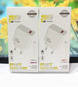 Charger Polos Universal Model 132 Fast Charger 280W Casan HP Super VOOC Fast Charging