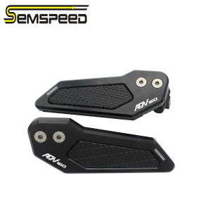 SEMSPEED Motorcycle CNC Rear Footrest Passenger Footpegs For Honda ADV160 ADV 160 2022-2026