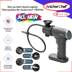 BH 12 THÁNG - Máy tạo khói dùng cho nhà hàng khách sạn - Chuyên nghiệp. Thương hiệu Mỹ cao cấp Anchorchef - PRO900