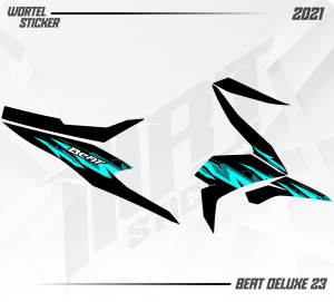 Striping Beat Deluxe - Stiker Transparan Beat Deluxe 2023 Grafis keren (Sudah Terpotong)