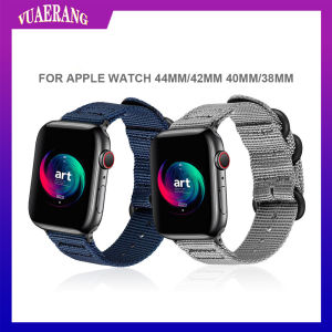 VUAERANG Fabric Strap compatible for Apple Watch 6 SE 44mm 40mm Band Woven Nylon Watchband For i Watch Series 5 4 3 42mm 38mm Bracelet