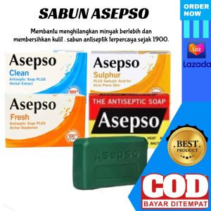 [COD] Sabun Asepso - Sabun Asepso Atiseptik Asepso Clear - Sabun Asepso Clear - Asepso Sabun Gatal - Sabun Gatal Asepso 80gr - Sabun Asepso Murah