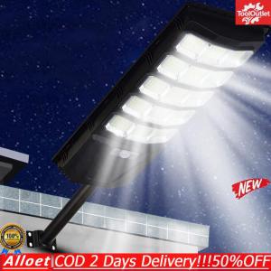 [ToolOutlet] Solar Light Outdoor LED Street Light IP65 Waterproof Dusk To Dawn Solar Flood Lights with Remote Control for Outside Garage Yard