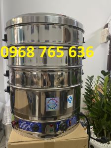 Nồi hấp xôi chạy bằng điện 52cm Xửng hấp xôi giò chả pate xúc xích