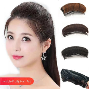 Hair Fluffy Hair Pad Princess Styling Hair Bun Hairpiece Synthetic False Hair Clip In Black Brown Wig