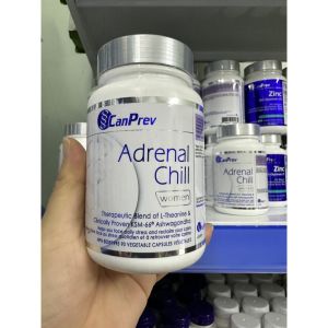 Canprev Adrenal Chill Women L-Theanine & Ksm-66 Ashwagandha Hỗ Trợ Thư Giãn Giảm Căng Thẳng - Bổ sung L-Theanine và chiết xuất Ashwagandha vào chế độ dinh dưỡng hằng ngày. - Ashwagandha là thảo dược adaptogen hỗ trợ khả năng thích ứng của cơ thể với n