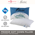 Snowdown Premier Soft Down Pillow | 30% Down, 70% Feathers. 