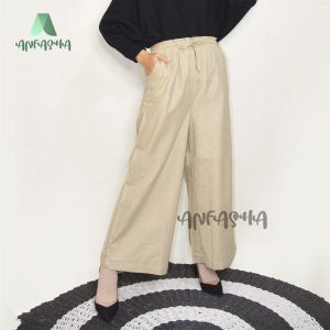 Celana Kulot Aisyah Rami / celana kulot wanita panjang wanita bahan RAMI / LINEN mode BY TOKO ANFASHA