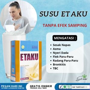 Etaku Goat Milk - Sesak Napas Asma Nyeri Dada Flek Paru-Paru Radang Paru-Paru Bronkitis TBC ASLI