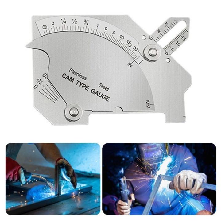 Fillet Weld Tee Joint Welding Throat Depth Leg Length Gauge Ruler Two Piece Gage