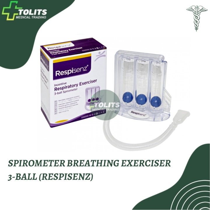 SPIROMETER BREATHING EXERCISER 3-BALL (RESPISENZ) | Lazada PH