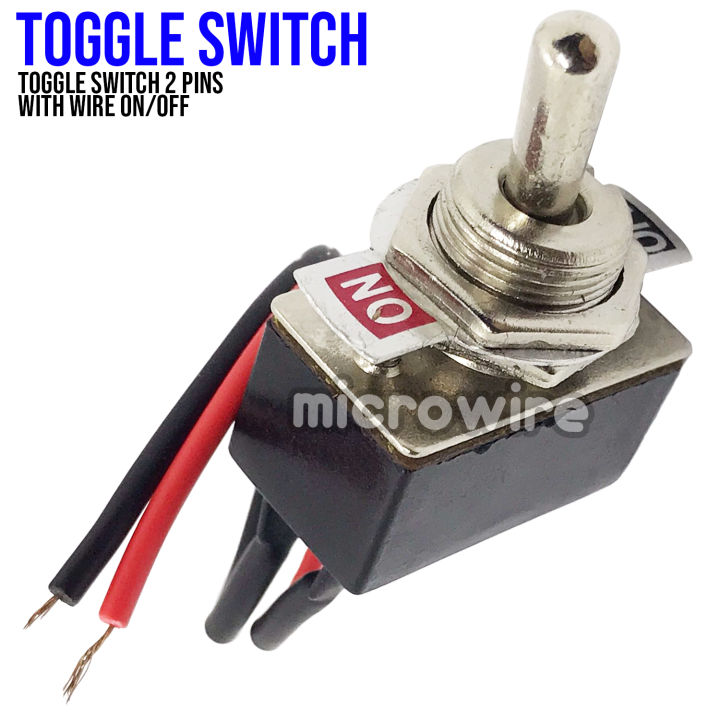 Toggle Switch ON/OFF 2 Pins With Wire | Lazada PH