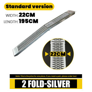 Heyman 6.5FT Ramp Ladder Foldable Motorcycle Ramp 5000lbs Heavy Duty Loading Ramps for ATV/UTV/Dirt Bike/Pickup Trucks/Lawn Mower/Trolleys