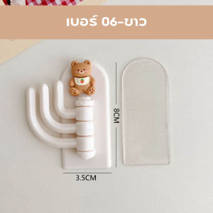 hikim Trackless Sticky Hook ที่แขวนอเนกประสงค์ ที่แขวนแบบกระบองเพชร ที่แขวนติดผนัง หมุนได้ 180 องศา