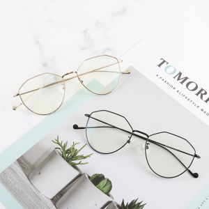 Cyxus Anti Blue light Glasses For Women Anti Radiation Computer Eyeglasses Polygon Frame Fashion Spectacles Anti-reflective Relieve Eye Fatigue For Work / Study / Outgoing 8009