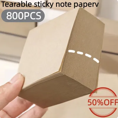 【Local Delivery】1200PCS Sheets of Extra Thick Note Pad Blank Scratch Paper Tearable Square Note Paper Note Paper Office Stationery Student Stationery