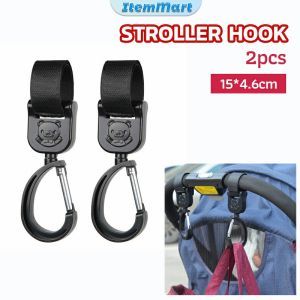 ItemMart 2pcs stroller bag stroller hook Electric vehicle motorcycle