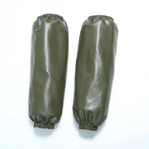 2Pcs Leather Waterproof Arm Sleeve Anti Fouling Wear-Resistant Home Sleeve Work Protection Sleeve