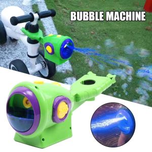 SKJK with Clip Bicycle Bubble Machine Multifunctional Night Light Automatic Bubble Maker Stylish Glowing Bicycle Seat Bubble Blower Cycling