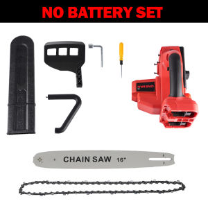 ONEVAN 16 Inch 7980W Brushless Electric Chainsaw Cordless 2 Battery Pins HighPowerful Motor Garden Woodworking Cutting Tool Machine For Makita 18V Battery