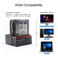 2.5"/3.5" USB 3.0 To 2 SATA Ports 1 IDE Port External HDD Hard Drive Disk Docking Station Card Reader USB3.0 Hub with OTB/OTC. 