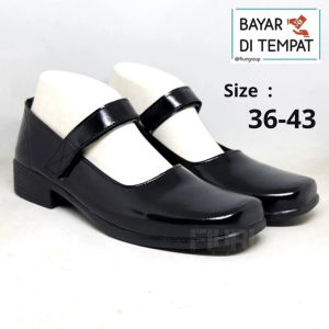 FIURI OFFICIAL - LIA 36-43 HITAM - SEPATU PANTOFEL HITAM POLOS WANITA - SEPATU FORMAL ANAK PEREMPUAN - SEPATU PASKIBRA SEKOLAH SD SMP SMA - SEPATU PELATIHAN OSPEK MAGANG KERJA KANTOR MURAH PROMO