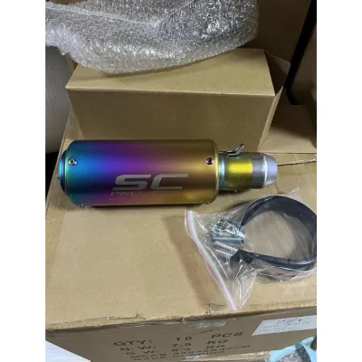 Ready stock *SC project Exhaust Muffler Tailpipe Tip Stainless