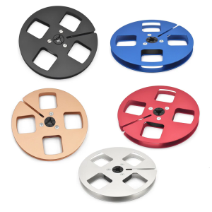 4 Hole Aluminum Reel for Open Reel Decks 1/4Inch Screw Included Wear Resistant Design