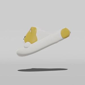 [Free Shipping] Corgi-Style WomenS Summer Sandals Featuring A Soft Sole Non-Slip Design Breathable Material Wear Resistance And A Cute Cartoon Design Suitable For Bathroom Use With A Thick EVA Sole Also Available For Men