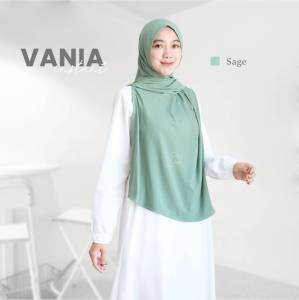 Azmeela Vania Pashmina Instant Sat Set Anti Kusut Bahan Jersey Premium