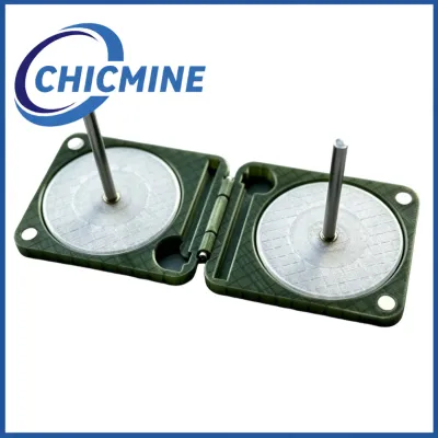 Chicmine Portable Yarn Holder for Crochet & Knitting Rotating Foldable Double Yarn Winder Spinner Box for Beginners Crochet Accessory Box Birthday Gift for Mom Wife Grandma