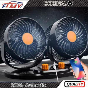 Car Fan Ventilation Cabin Fan 12V/24V Portable Fan Truck Portable Fan Bus Fan Forklift Fan Cargo Truck Fan Dual Blade Dual Speed Adjustable 360 Degrees Powerful Cooling Cooling Fan