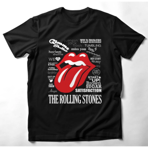 T-Shirt Kaos Band ROCK N ROLL T-Shirt Skena Musik